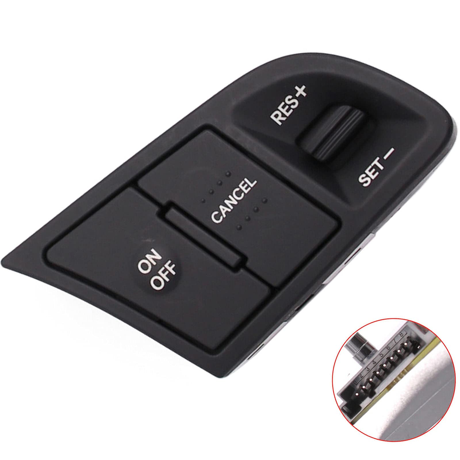 Hconcet Steering Wheel Cruise Control Switch 96440-2K000WK - Compatible with Kia Soul & Forte Models (2014-2023) | Easy Installation & OEM Replacement | Perfect for Road Trips & Highway Driving