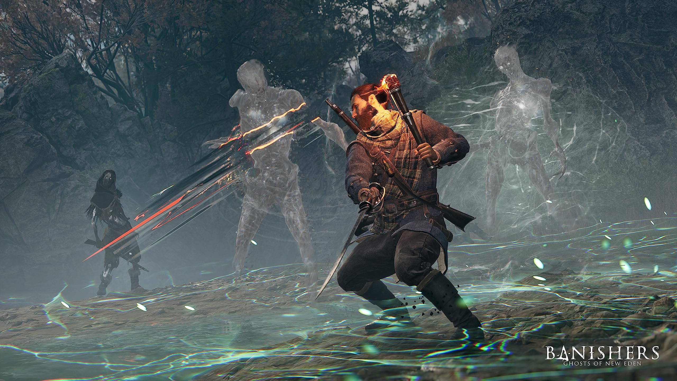 Banishers: Ghosts of New Eden for PS5 - Supernatural Action RPG Game | Haunting Adventure in Colonial America | Perfect for Horror & Fantasy Gamers
