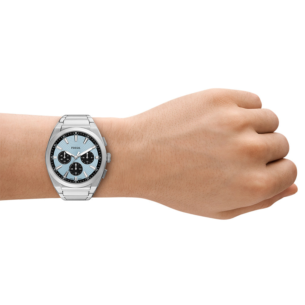 Fossil Everett FS6105 Men's Chronograph Watch - Stylish Analog Quartz Timepiece for Business, Casual & Everyday Wear