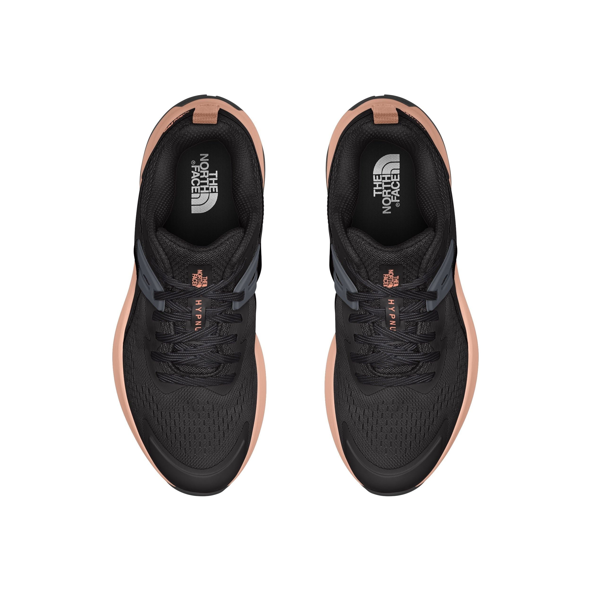The North Face Women's Hypnum Trail Running Shoes - Lightweight Hiking Sneakers for Women in Black Rose Gold | Perfect for Outdoor Adventures & Gym Workouts