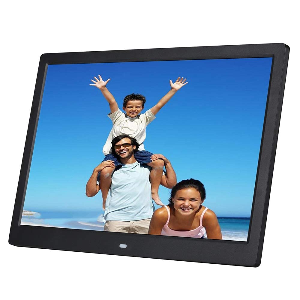 15 Inch Digital Photo Frame - High Resolution IPS Display, Plays Photos/Music/Videos, Calendar & Alarm, Auto On/Off Timer, USB/SD Card & Remote Control - Perfect Gift for Home, Office & Family Memories