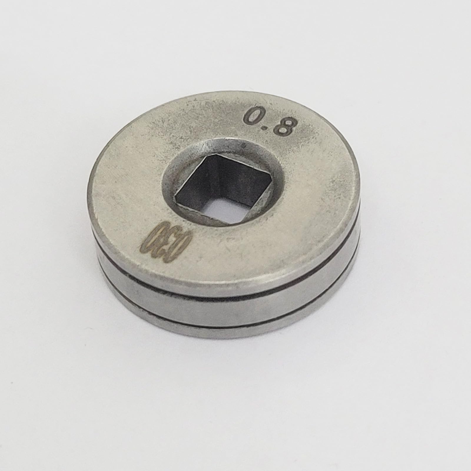2Pcs 0.8/1.0mm Knurled Groove Wire Feed Drive Rollers - 25mm (1 inch) Diameter Replacement Parts for SSJ16 Wire Feeder - Compatible with MAG MIG Welders - Perfect for Welding Equipment Maintenance & Repair