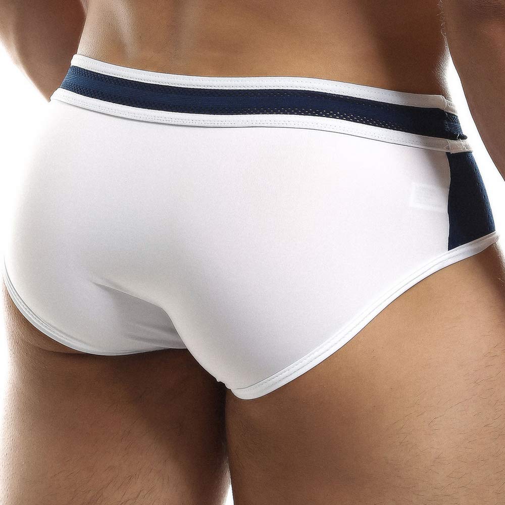 Sexy Men's Mesh Pouch Brief Underwear - Low Waist Sheer Bikini Underpants for Lingerie & Sensual Wear - Perfect for Date Nights, Role Play, and Intimate Moments