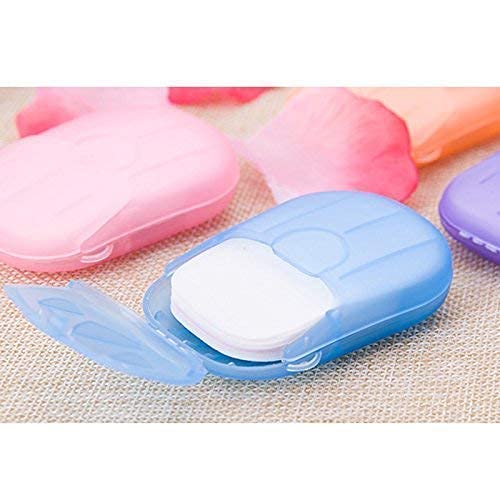 **Instakart 10-Pack Disposable Paper Soap Sheets (20 Sheets per Pack) - Scented, Travel-Friendly, Portable Hand Washing Solution for Camping, Hiking, and Outdoor Adventures**