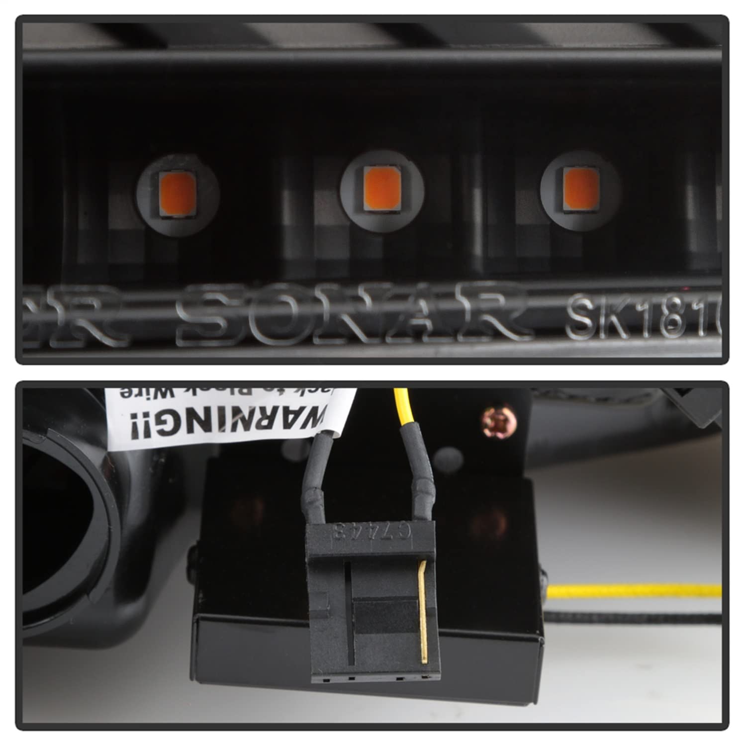 Spyder Front Bumper for Car Replacement - ALT-YD-ML08V2-SEQ-BK Black - Perfect for Off-Roading & Vehicle Customization