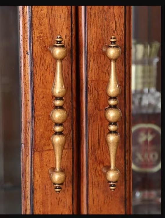 Gold Cabinet Knobs & Drawer Pulls - 2 Pack Kitchen Cabinet Handles with Screws - Small Furniture Drawer Pulls for Cupboard, Wardrobe & Dresser - Elegant Hardware for Home Renovation & DIY Projects