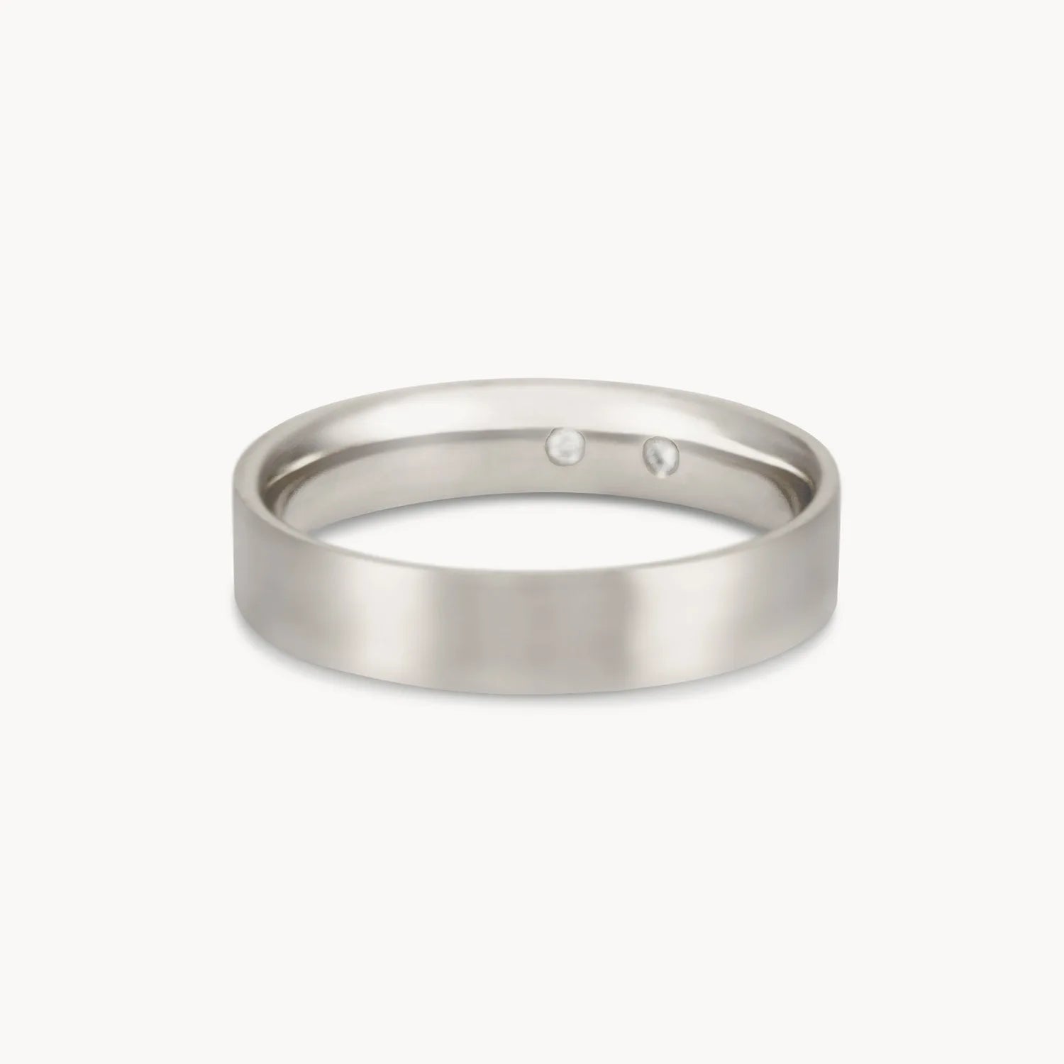 14K White Gold Everlast Band Ring - Polished Finish for Men & Women - Perfect for Weddings, Anniversaries & Everyday Wear