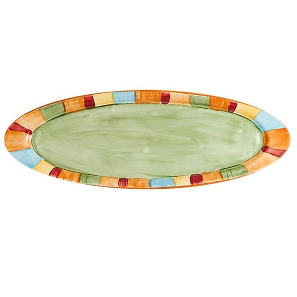 Colorful Striped Serape Charcuterie Platter - Perfect for Parties, Picnics & Entertaining | Elegant Serving Tray for Cheese, Fruits & Appetizers