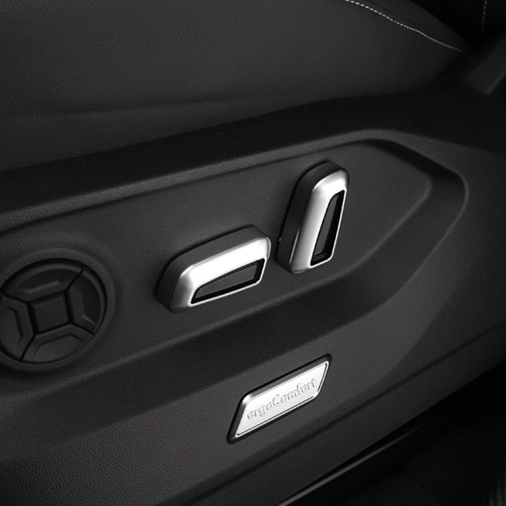 ABS Seat Button Cover for Touareg 2011-2022 - 4pcs Set Car Interior Protector - Perfect for Car Styling & Protection