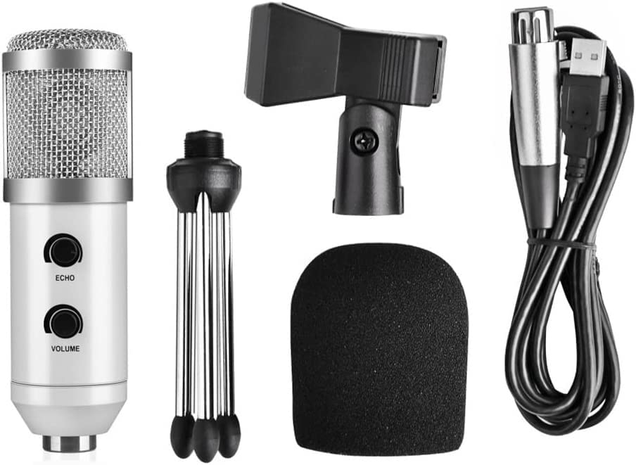 ZWYUAN USB Condenser Microphone - Plug & Play PC Microphone for Podcasting, Streaming, Gaming & Online Meetings | Studio Quality Recording for YouTube, Zoom & Conference Calls
