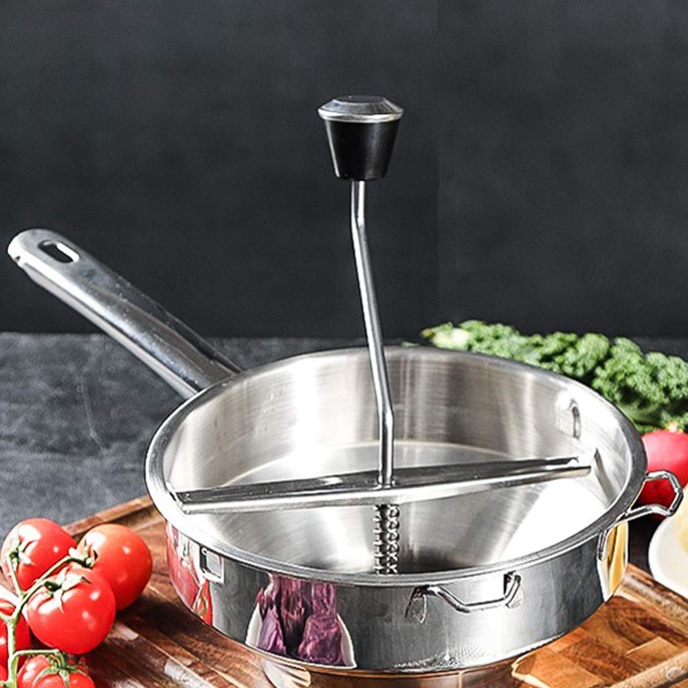 Premium Stainless Steel Food Mill - Heavy Duty Rotary Food Grinder for Purees, Sauces & Baby Food | Perfect for Tomatoes, Mashed Potatoes & Homemade Jams | Kitchen Essential for Canning & Cooking