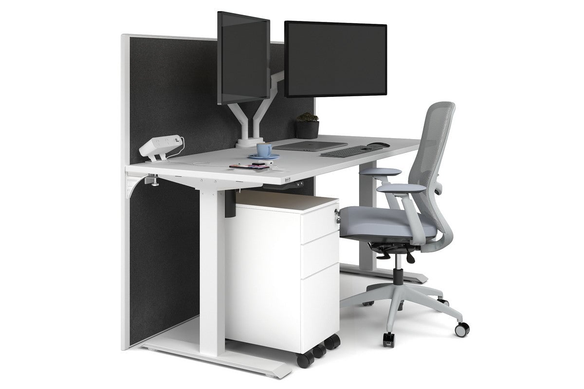 Height Adjustable Desk 1600L x 700W - Ergonomic Standing Desk for Home & Office - Perfect for Work, Study & Gaming