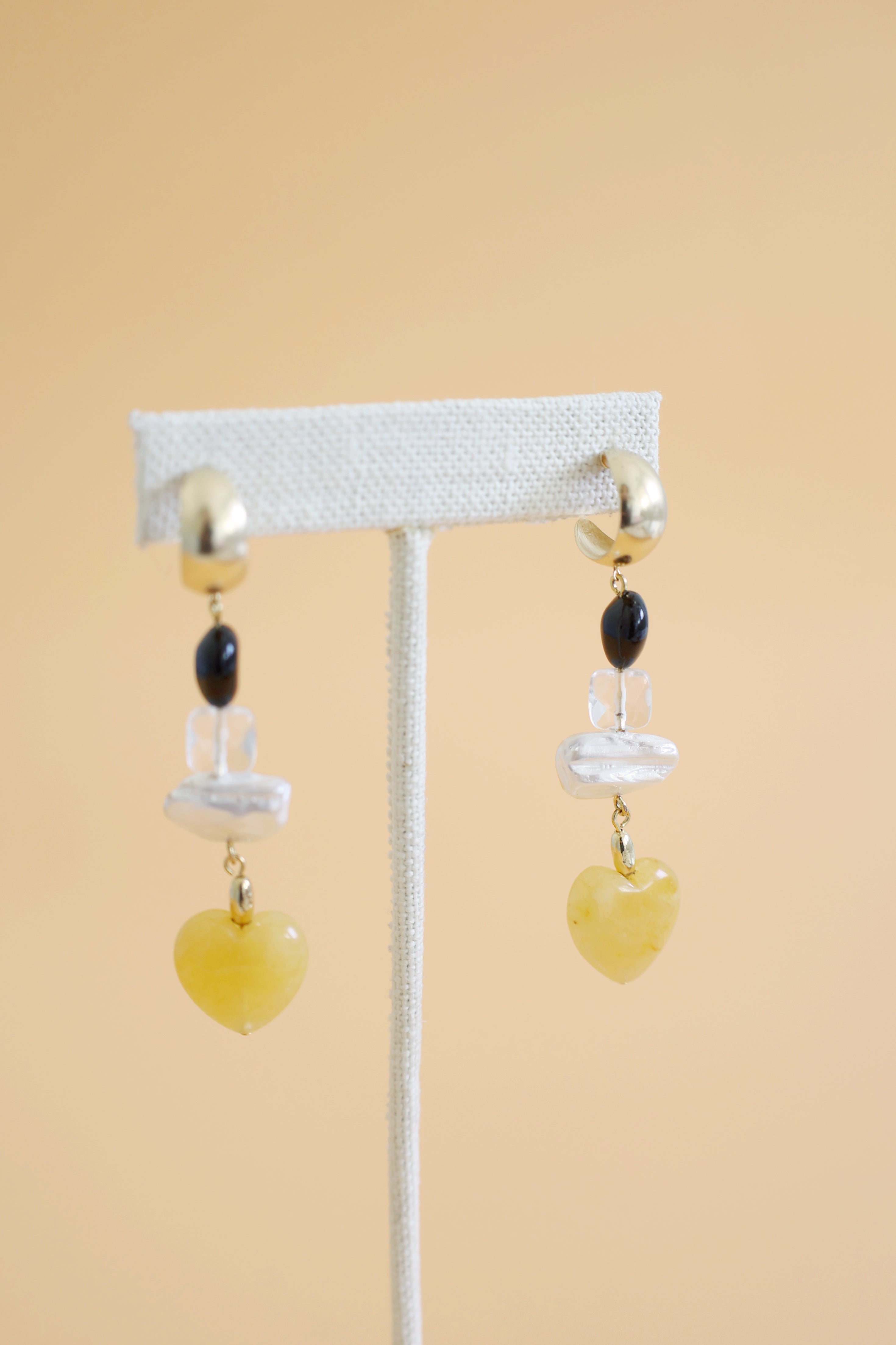 Amore Heart Earrings for Women - Romantic Sterling Silver Dangle Earrings - Perfect for Valentine's Day, Anniversary & Date Night Gifts