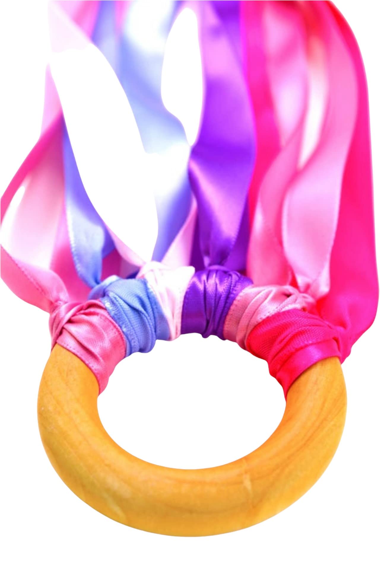 Colorful Hand Kite - Pink & Purple Flying Toy for Kids Outdoor Play, Beach Games, Park Activities, and Family Fun