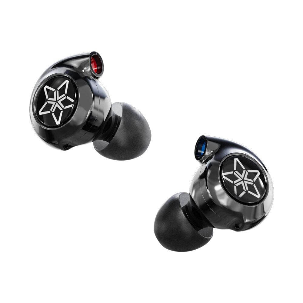FiiO FH11 Hybrid In-Ear Monitors with 1 Dynamic Driver + 1 Balanced Armature - High Resolution Audio Earphones for Music Lovers & Audiophiles - Perfect for Studio Recording, Gaming & Travel