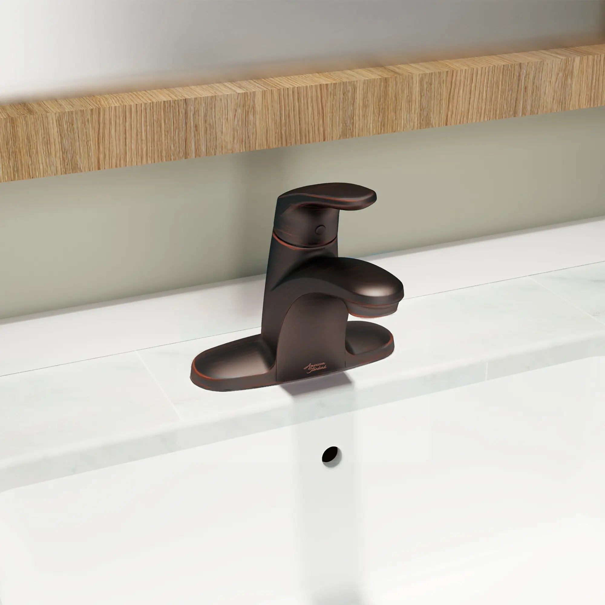 Colony PRO 4 Inch Centerset Single Handle Bathroom Faucet 1.2 GPM Water-Saving - Chrome Finish Lever Handle for Bathroom Sink Vanity - Perfect for Modern Home & Commercial Use
