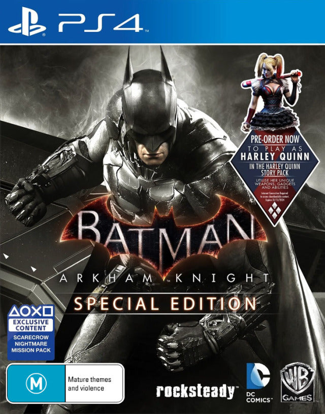 Batman: Arkham Knight PS4 Game - Action Adventure Video Game for PlayStation 4 | Perfect for Superhero Fans & Open-World Gaming Enthusiasts