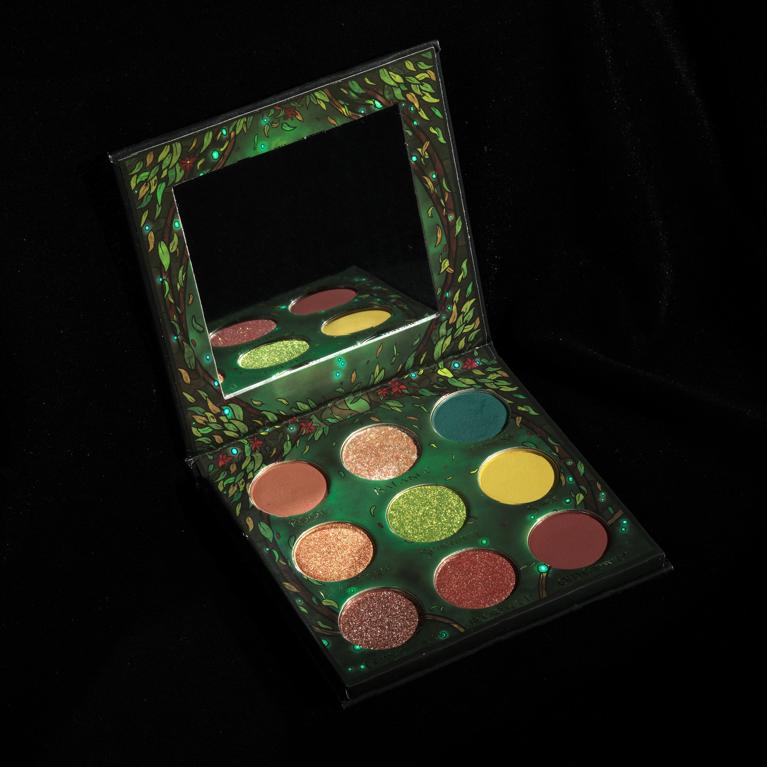 Druid Eyeshadow Palette - 12 Highly Pigmented Matte & Shimmer Shades | Vegan & Cruelty-Free Makeup for Professional & Everyday Looks | Perfect for Parties, Weddings & Special Occasions