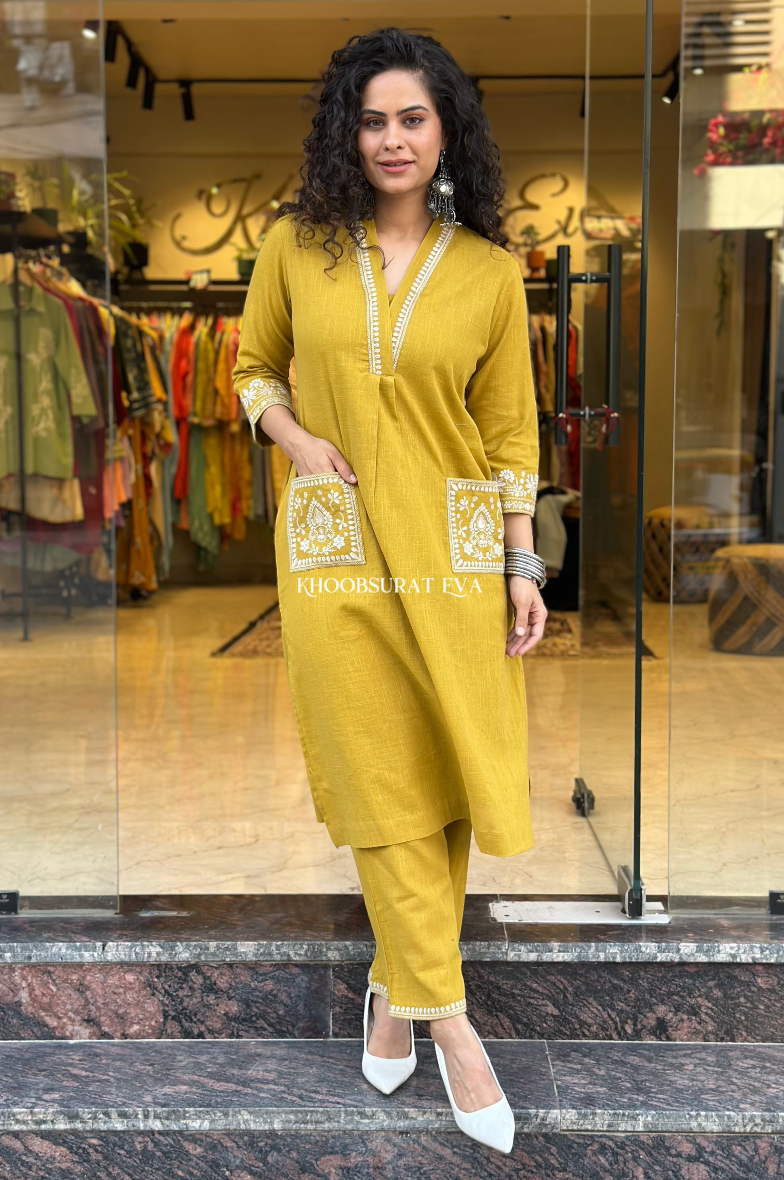 Stylish Women's Summer Kurta Set with Palazzo Pants - Comfortable Cotton Ethnic Outfit for Casual Wear, Festivals & Parties