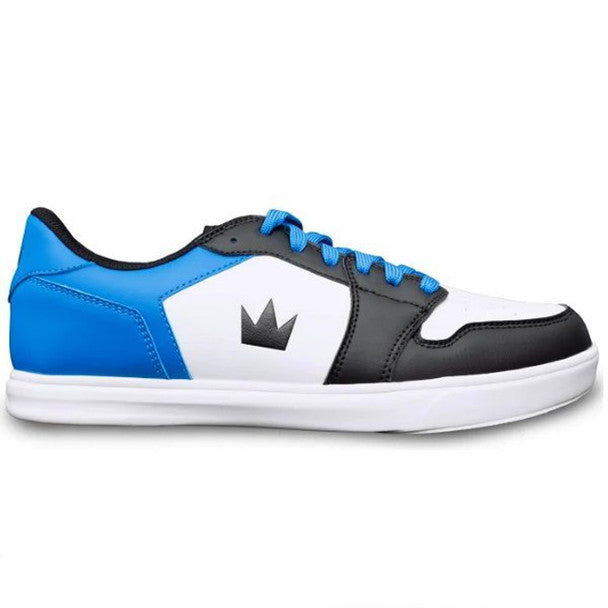 Brunswick Men's Fanatic Bowling Shoes - Black/Blue - Lightweight & Comfortable for League & Tournament Play - Perfect for Serious Bowlers