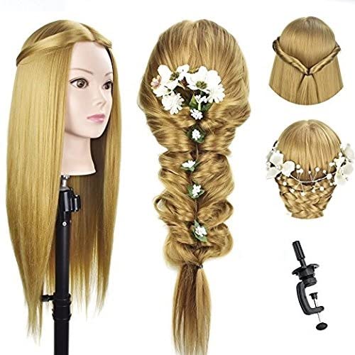 Synthetics Hair Dummy Blonde