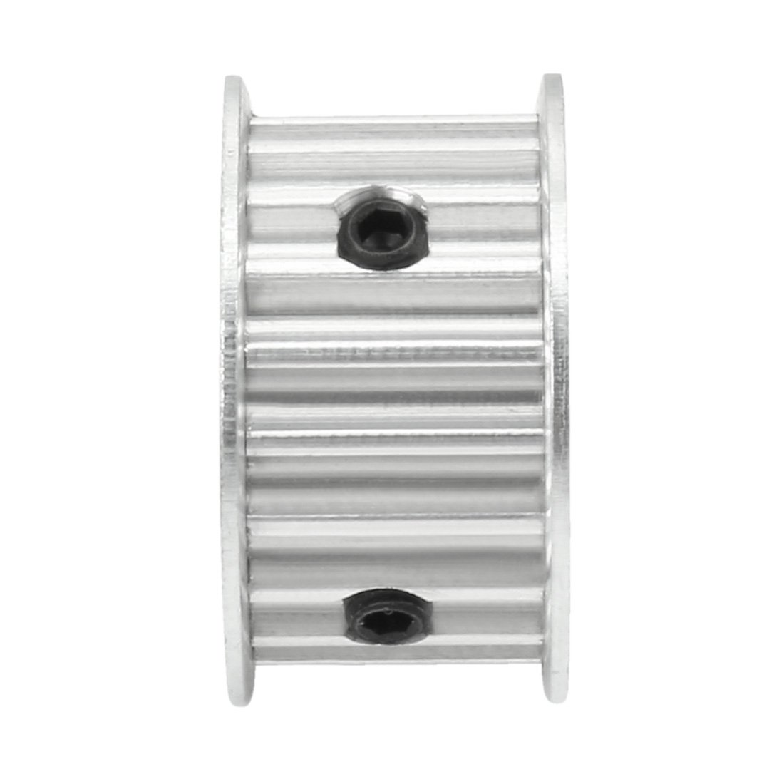 uxcell Aluminum 5M 20 Teeth 15mm Bore Timing Belt Idler Pulley Flange Synchronous Wheel for 15mm Belt - Compatible with 3D Printers, CNC Machines, and Industrial Automation Equipment