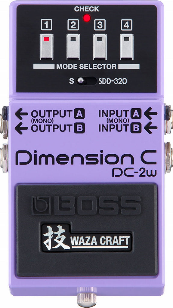 Boss DC-2W Dimension C Guitar Effects Pedal - Vintage Chorus & Modulation for Electric Guitar, Perfect for Studio Recording & Live Performances