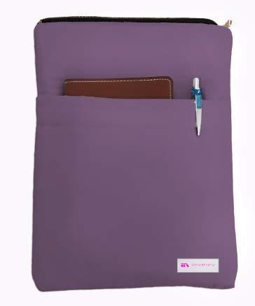 African Violet Book Sleeve - Premium Thai Silk Book Cover for Hardcover & Paperback Novels - Perfect Gift for Book Lovers - Ideal for Reading, Travel & Office Use