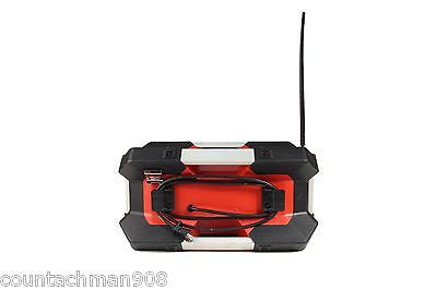 Milwaukee 2790-20 Jobsite Radio - Portable Bluetooth Speaker with AM/FM Radio & USB Charging - Perfect for Construction Sites, Workshops & Outdoor Work