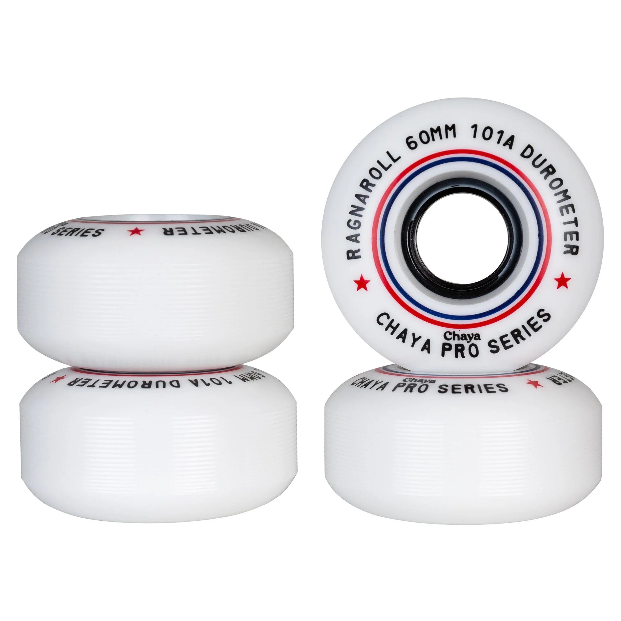 Chaya Ragnaroll Pro 60mm Wheels 4pk - Premium Roller Skate Wheels for Indoor & Outdoor Skating - Perfect for Rink, Park, and Street Skating