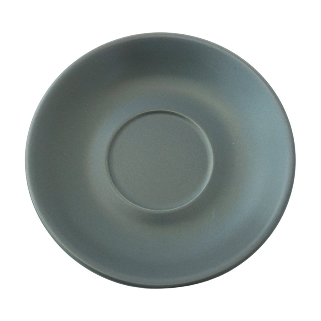 Premium Latte Cup and Saucer Set - 15cm (6in) Porcelain Coffee Cups for Espresso, Cappuccino & Tea - Perfect for Home, Café & Gifts