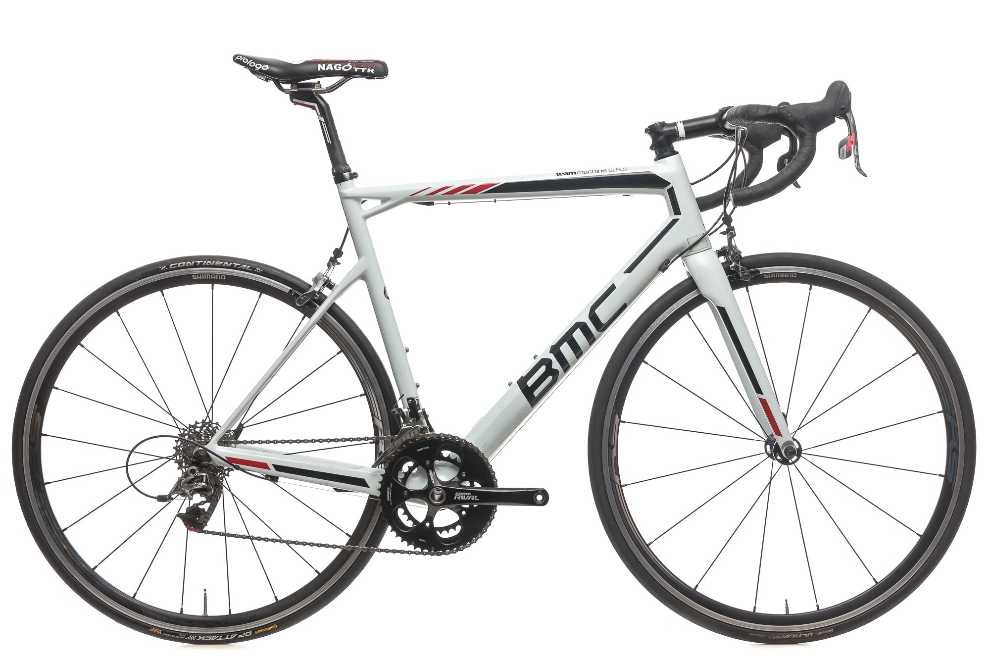 2016 BMC Teammachine SLR02 Carbon Road Bike - 57cm Lightweight Racing Bicycle for Men - Perfect for Competitive Cycling, Endurance Rides & Triathlon Training