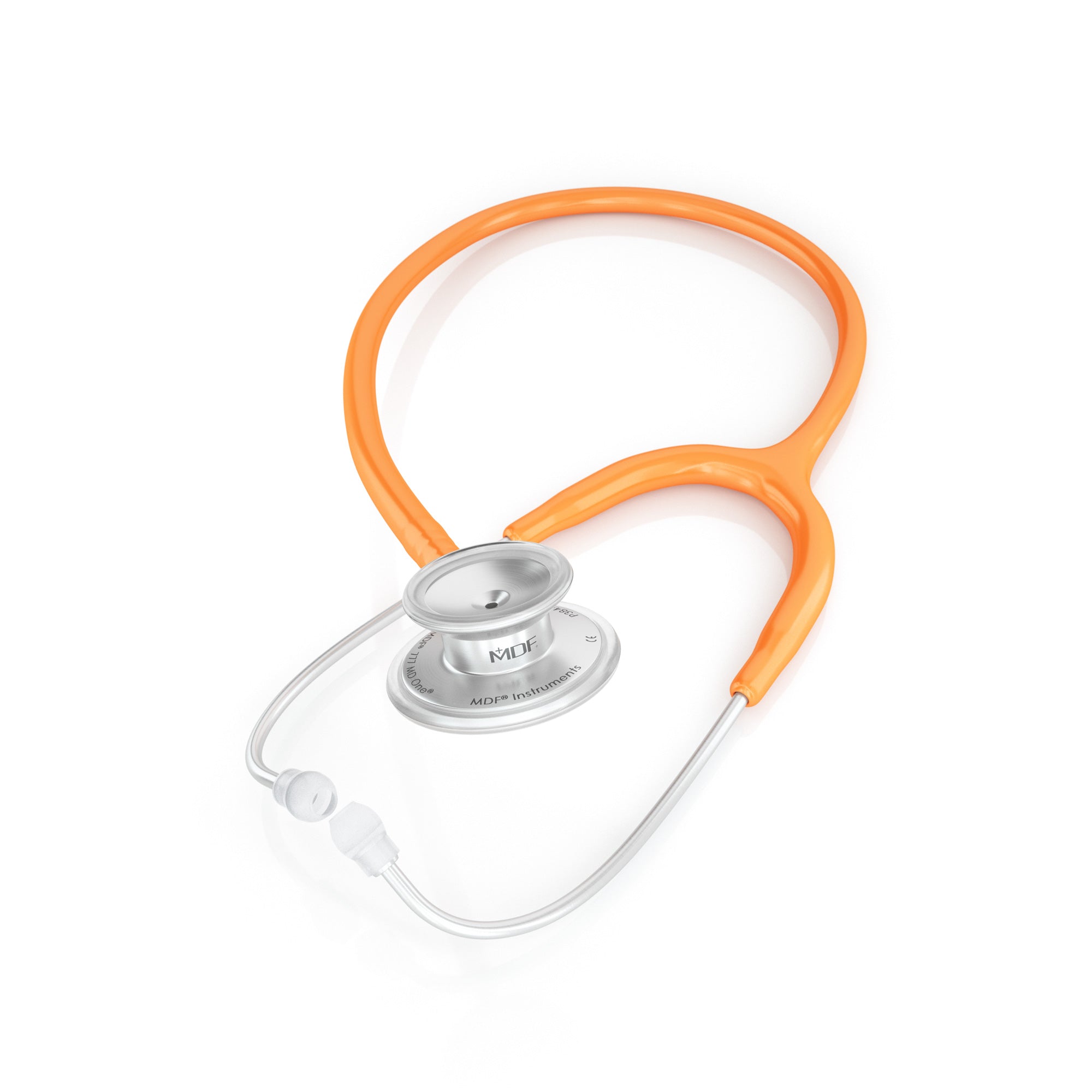 MD One® Professional Adult Stethoscope - Orange | High-Quality Medical Stethoscope for Doctors, Nurses & Healthcare Professionals | Ideal for Clinical Use, Patient Examinations & Emergency Care