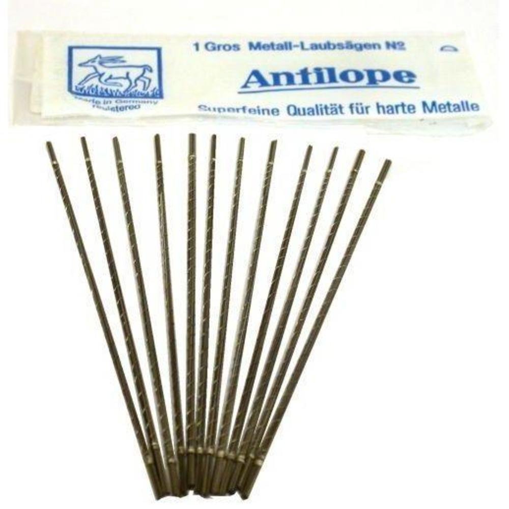 144-Piece Antelope Jewelers Saw Blades - Size 6 Precision Cutting Tools for Metal, Wood & Jewelry Making - Perfect for DIY Crafts, Watch Repair & Detailed Metalwork