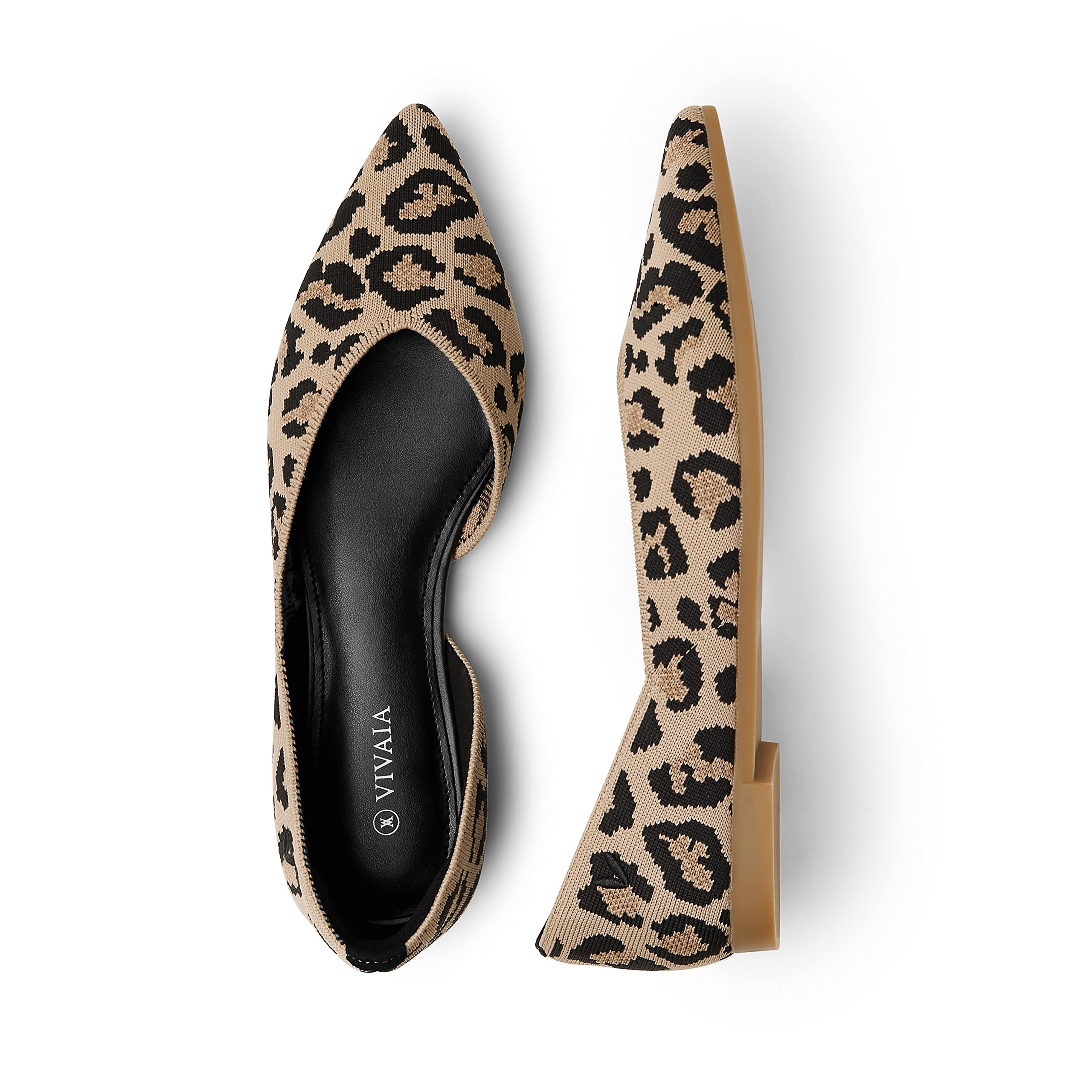 VIVAIA Melia Women's Washable Ballet Flats - Pointed Toe Slip On Casual Shoes for Work, Travel & Everyday Comfort