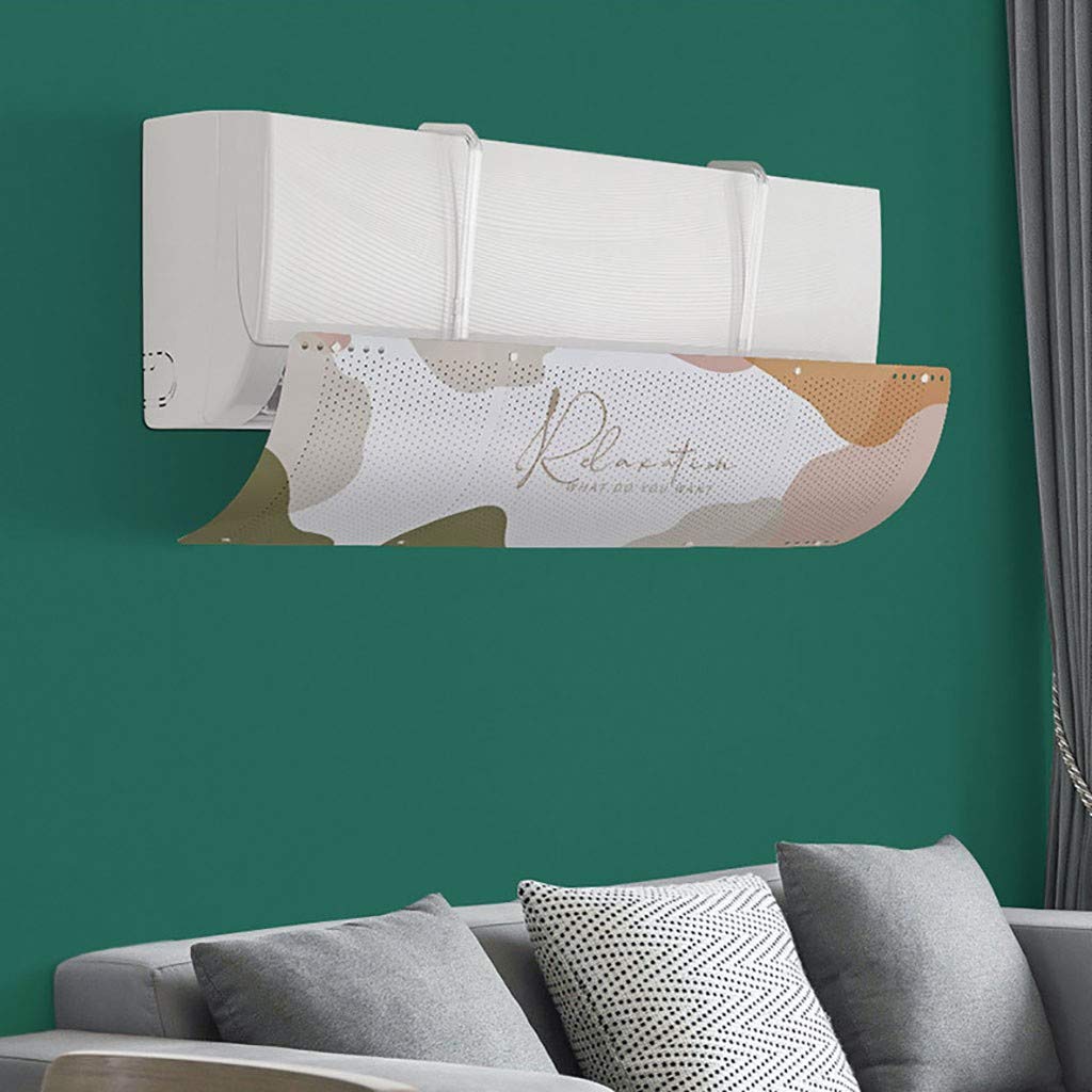 Adjustable Air Conditioner Deflector - Colorful Telescopic Windshield for Home Cooling, 90 x 23 x 27cm - Perfect for Bedrooms, Offices & Living Rooms to Direct Cool Air Efficiently