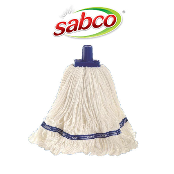 Sabco Professional Microfiber Mop Round 350g - Heavy Duty Cleaning Mop for Floors, Tiles & Hardwood - Perfect for Home, Office & Commercial Use