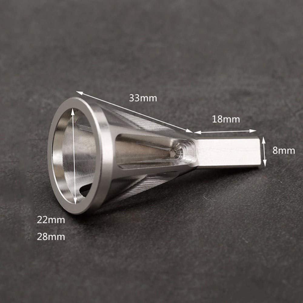 Stainless Steel Chamfer Tool for 8-32 Bolts - Professional Deburring Tool for Stainless Steel Fasteners - Perfect for Metalworking, Automotive Repair & DIY Projects