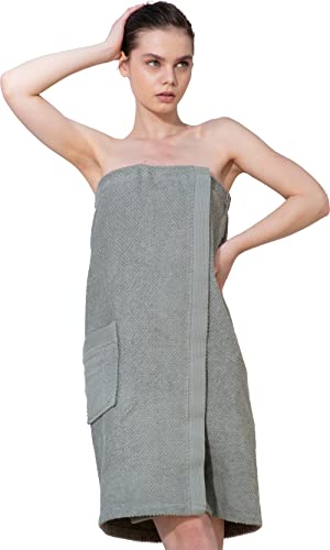 Grey/ Towel Wrap