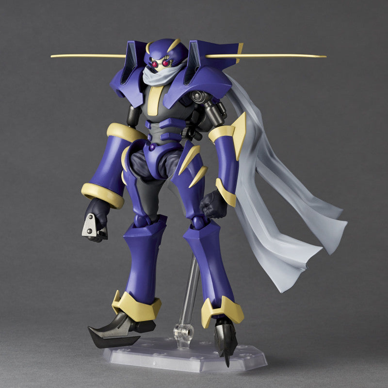 Amazing Yamaguchi Revoltech Action Figure - Complex Junk Warrior NR056 - Highly Articulated Collectible for Anime Fans & Model Kit Enthusiasts - Perfect for Display, Photography & Action Scenes