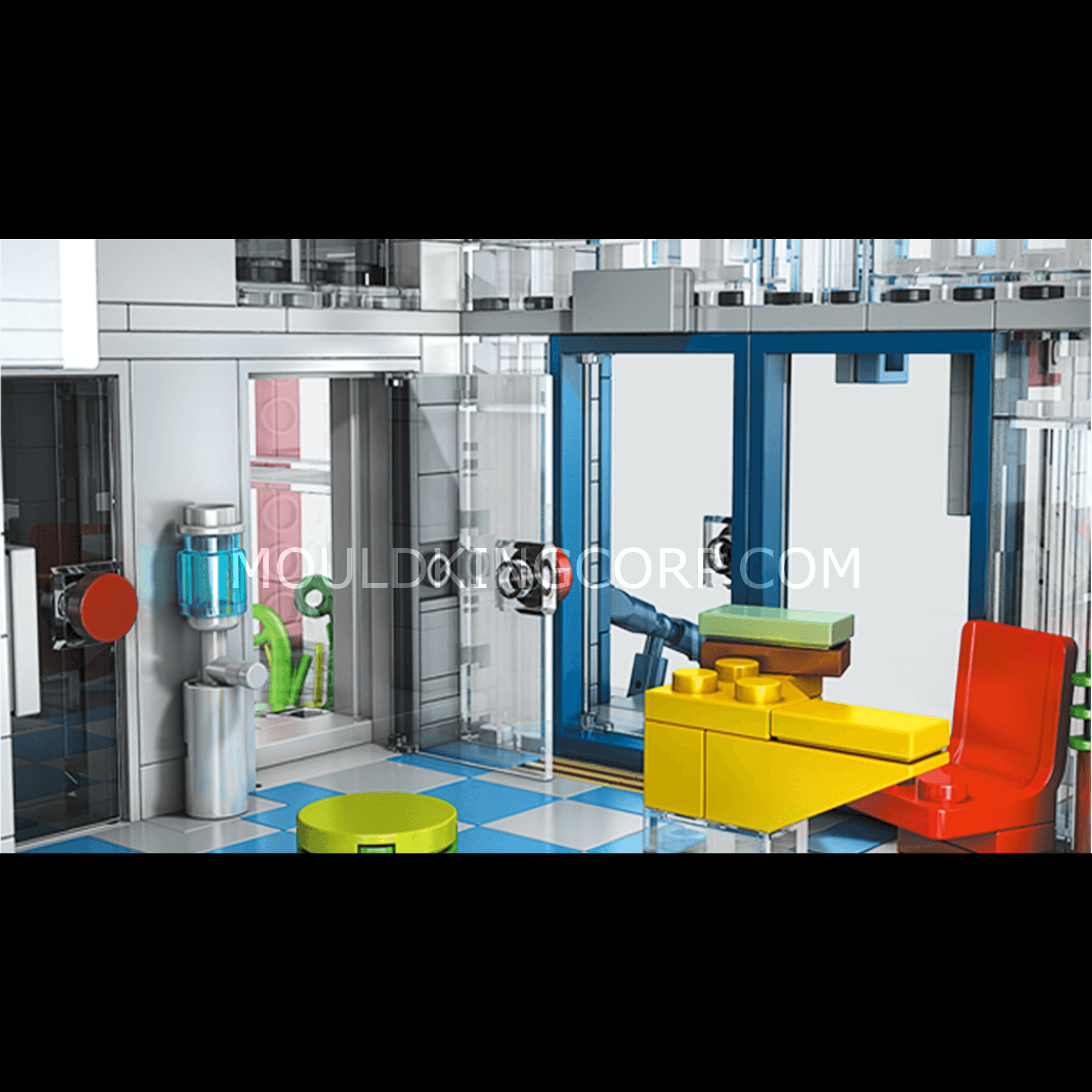 Mould King 16022 Modern Library Building Set - 2,788 Piece DIY Model Kit for Adults & Teens | Creative Gift for Book Lovers & Architecture Enthusiasts | Perfect for Home Decor, Office Display & Educational STEM Activity