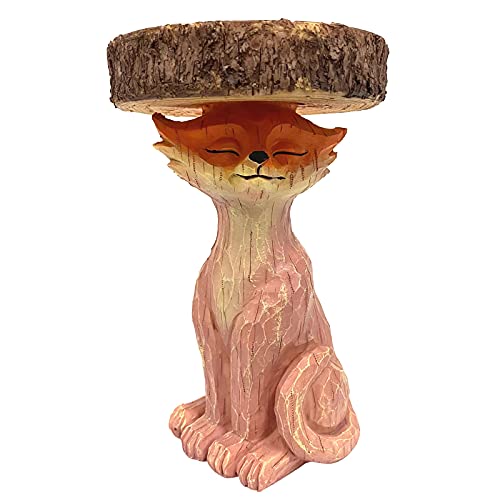 HOOTIN Funny Fox Dog Garden Statue - Playful Outdoor Yard Decor for Garden, Patio & Lawn | Durable Resin Animal Sculpture for Home & Landscape Decoration | Perfect Gift for Nature Lovers