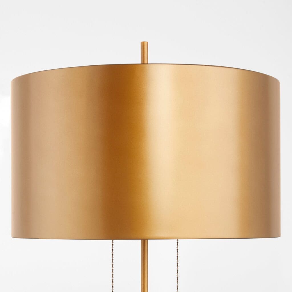 **Cyan Design 11711 McArthur Table Lamp - Black & Brass Finish - Modern Desk Lamp for Living Room, Bedroom, or Office Decor**