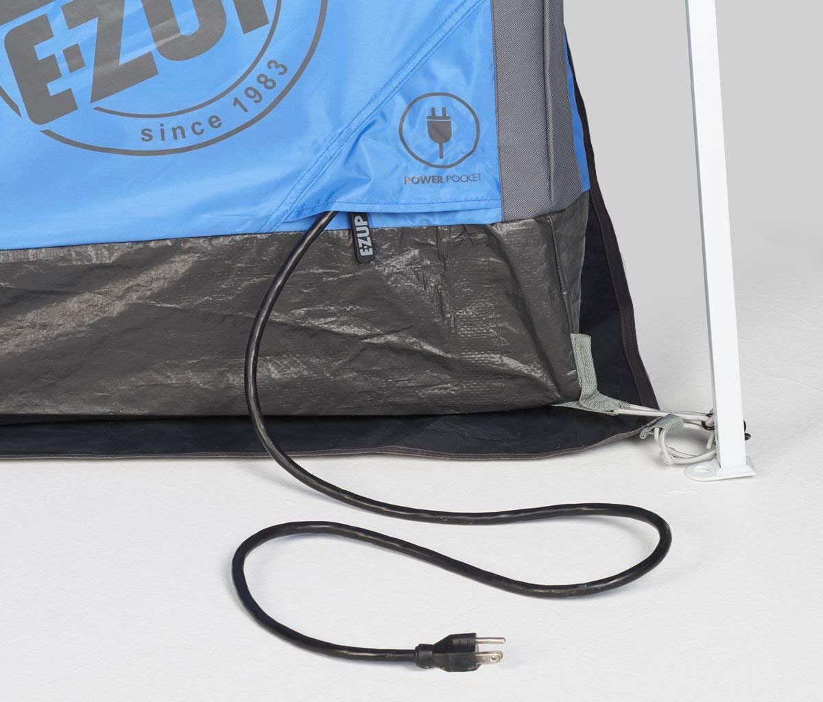 E-Z UP Camping Cube 6.4 – Convert 10' Straight Leg Canopy into Waterproof Camping Tent (Canopy/Shelter Not Included) – Perfect for Outdoor Camping, Beach Trips & Picnics