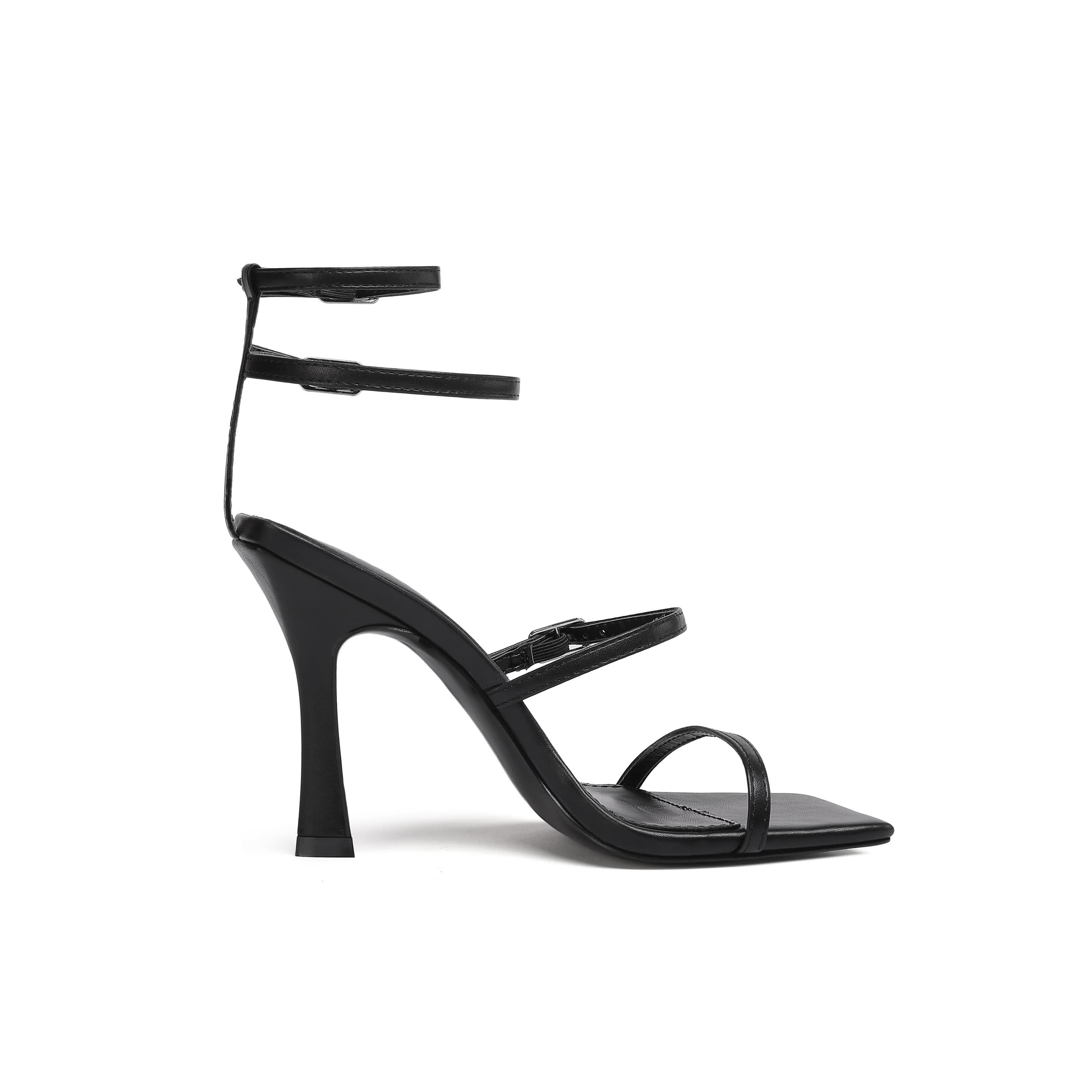 Vivianly Women's Square Toe Strappy Heels Sandals - Sexy Stiletto High Heels with Ankle Strap, Multi-Color Options for Party, Wedding & Evening Out (Perfect for Date Night, Clubwear & Special Occasions)