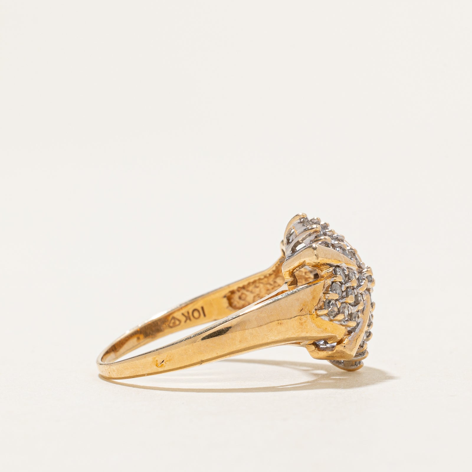 0.50ctw Diamond Cluster Ring for Women - Size 7 | Elegant Wedding, Engagement & Anniversary Jewelry Gift | Perfect for Bridal, Party & Special Occasions