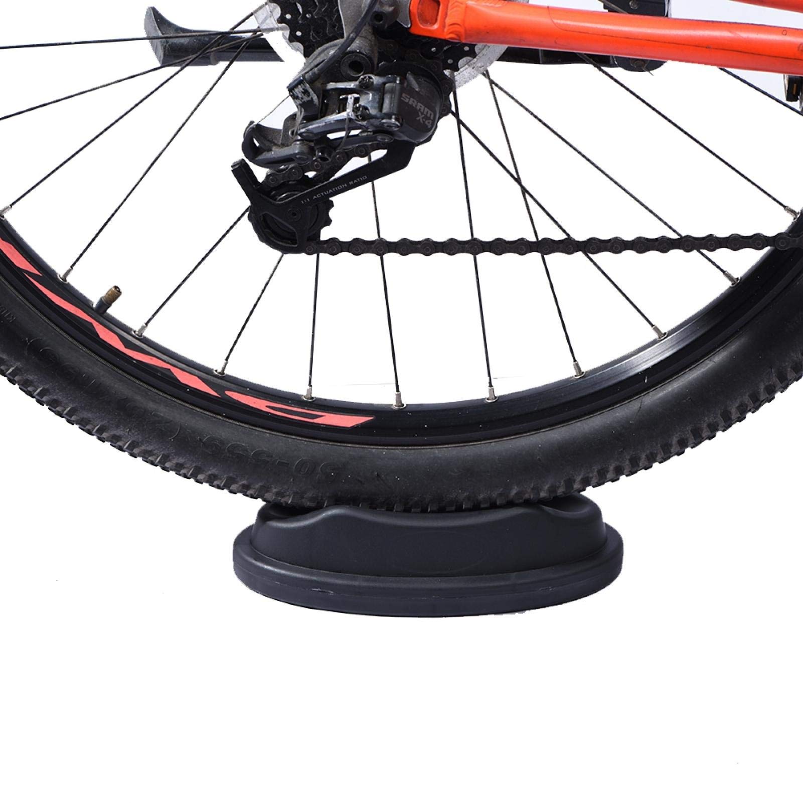 Premium Indoor Bicycle Trainer Stand with Durable Front Wheel Riser Block - Universal Fit for Most Bike Sizes - Perfect for Home Cycling Workouts & Winter Training