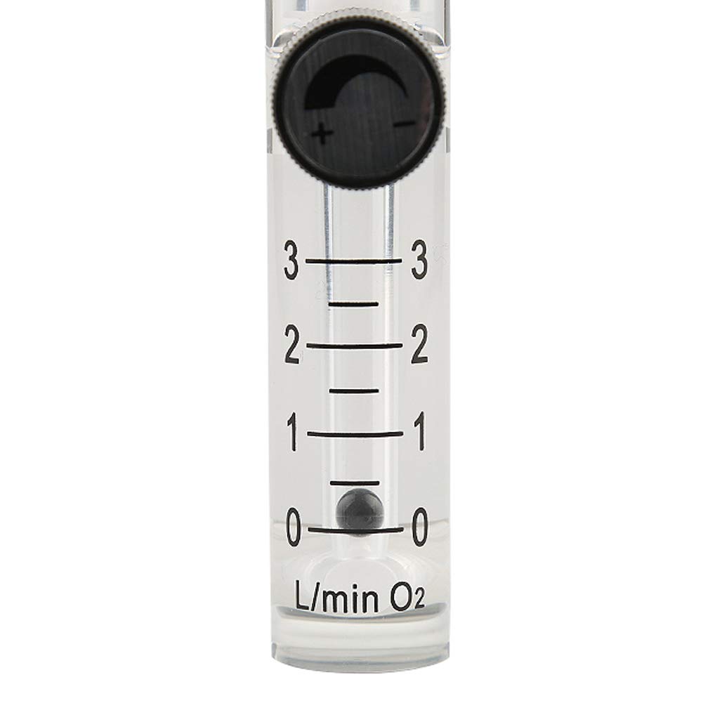 LZQ-2 Gas Flow Meter for Oxygen & Nitrogen - 0-3 LPM Range - Accurate Flow Measurement for Medical, Industrial & Laboratory Use
