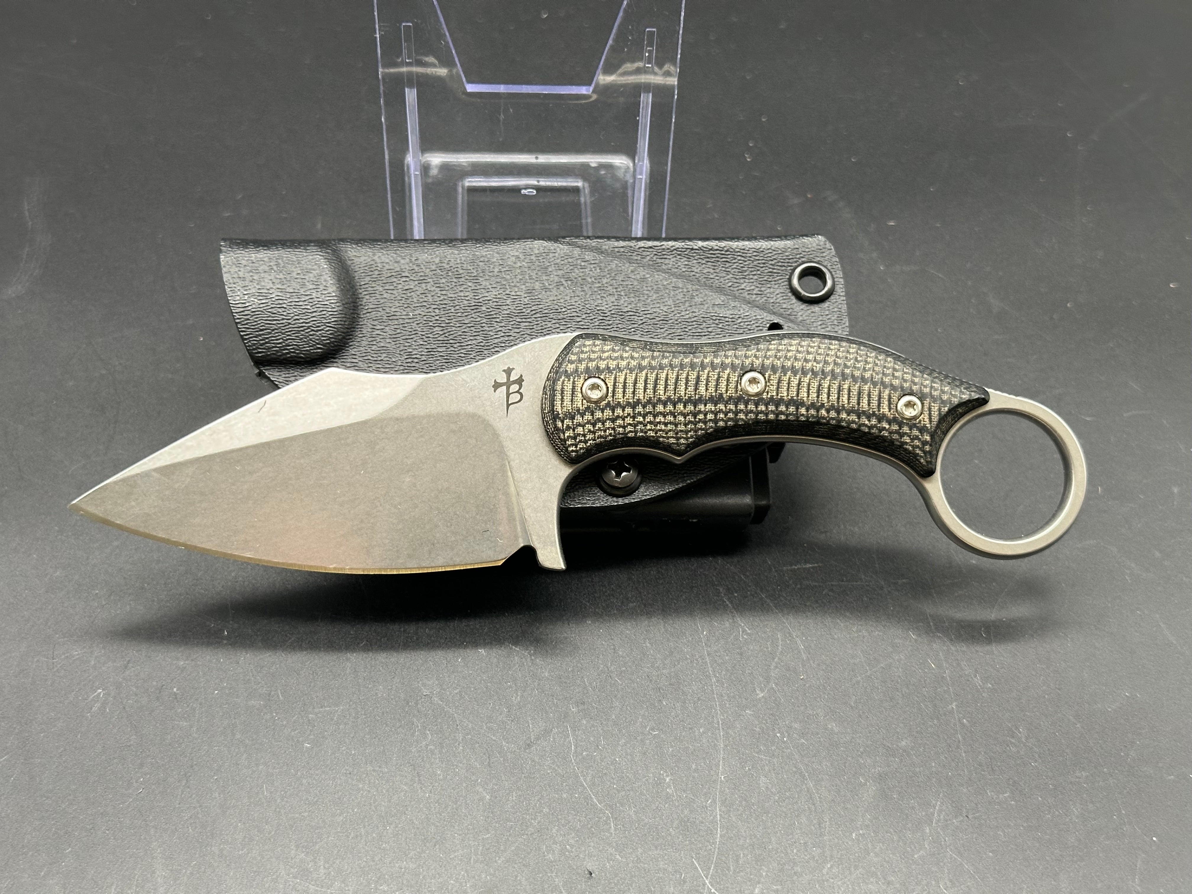 Borka S Rambit Folding Knife - Premium M390 Steel Blade, EDC Pocket Knife for Outdoor, Camping, Hunting & Everyday Carry