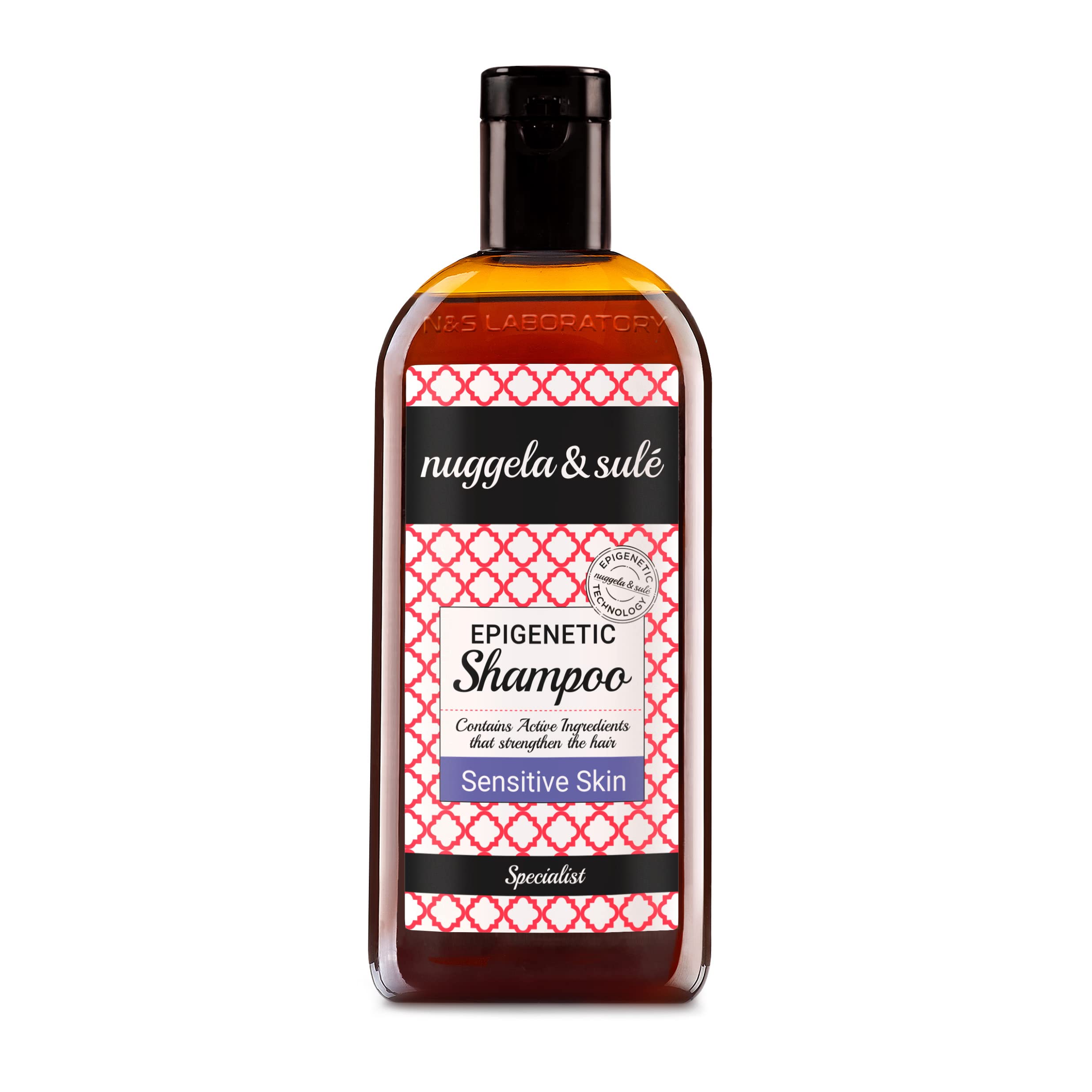 Nuggela & Sulé Sensitive Scalp Shampoo with Red Onion Extract & Bio-Ceramides - Epigenetic Formula for Hydration, Scaling Prevention & Hair Strengthening (250ml) - Ideal for Dry, Irritated Scalp & Daily Hair Care